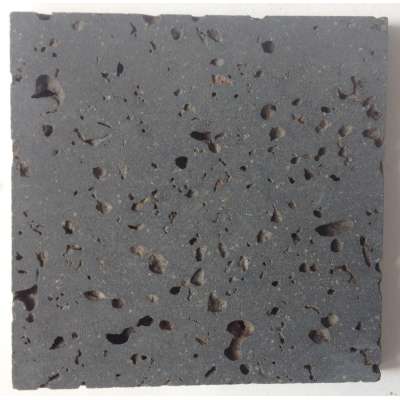 New design black basalt cooking lava stone for sale