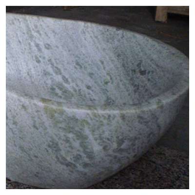 Laiyang Marble Bathroom Wash Basins Green Marble Washing Sinks