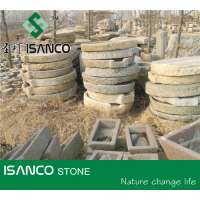 Ancient China Stone garden products grinding base granite stone base