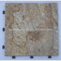 hot sale DIY interlocking outdoor stone tiles